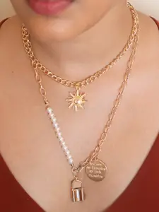 Ayesha Pearl & Pendant Layered Necklace