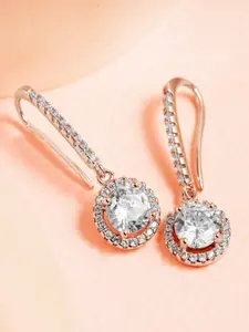 Zavya Rose Gold-Plated 925 Sterling Silver Earrings