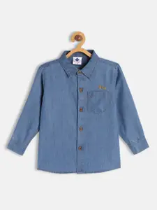 TONYBOY Boys Blue Premium Casual Shirt