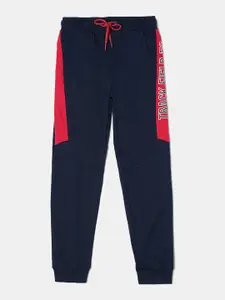 Jockey Boys Super Combed Cotton Printed Joggers with Convenient Side Pockets-AB18