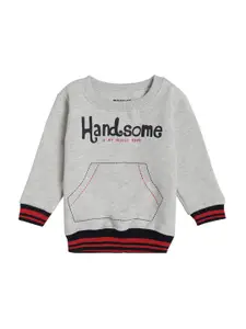 Bodycare Kids Boys Grey Printed Sweatshirt