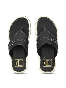 DERBY KICKS Men Black Comfort Sandals