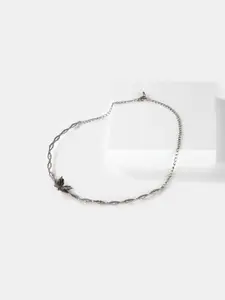 SHAYA Women 925 Silver-Plated Chasing My Honest Efforts Necklace