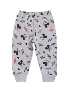 Bodycare Kids Boys Grey Mickey Mouse Printed Track Pants