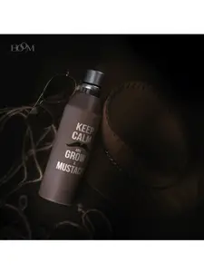 HOOM Grey Typography Printed Water Bottle
