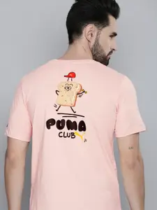 Puma Men Lotus Regular Fit Graphic Printed Casual T-shirt