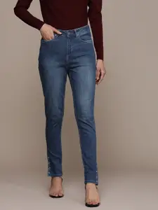 bebe Women Super Skinny Fit High-Rise Jeans