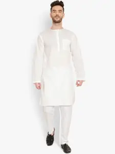 Latest Chikan Garments Men Straight Kurta