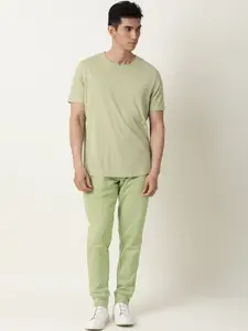 ARTICALE Men Green Solid Slim-Fit Track Pants