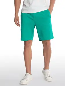 ARTICALE Men Green Slim Fit Shorts
