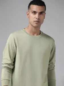 The Roadster Lifestyle Co. Round Neck Knitted Sweatshirt