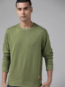 Roadster Men Solid Sweatshirt