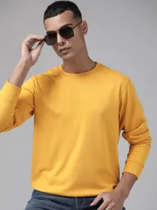 The Roadster Lifestyle Co. Men Solid Sweatshirt
