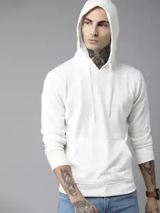 The Roadster Lifestyle Co. Men Solid Hooded Sweatshirt