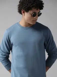The Roadster Lifestyle Co. Round Neck Knitted Sweatshirt