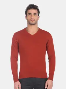 Arrow Sport Men Red Sweaters