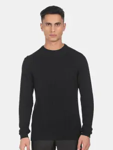 Arrow Sport Men Black Sweaters