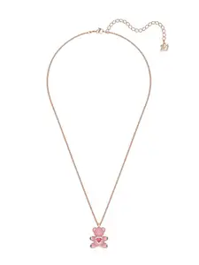 SWAROVSKI Rose Gold Plated & Pink Necklace