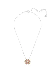 SWAROVSKI Silver-Plated & Yellow Necklace