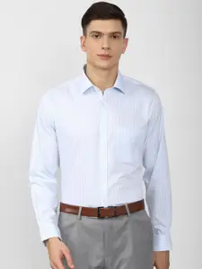 Van Heusen Men Blue Printed Formal Shirt