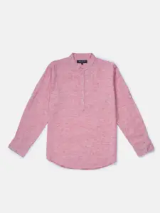 Gini and Jony Boys Pink Casual Shirt