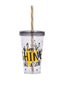 Athome by Nilkamal Yellow Printed Sipper 660 Ml
