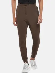 Ajile by Pantaloons Men Brown Solid Slim-Fit Track Pant