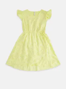 Pantaloons Junior Yellow Dress