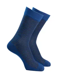 Man Arden Men Navy Blue Designer Cotton Socks