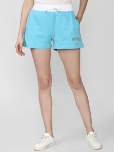 FOREVER 21 Women Blue Shorts