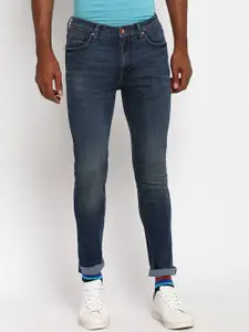 Lee Men Blue Bruce Skinny Fit Light Fade Jeans