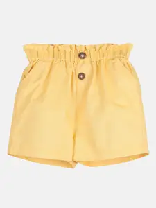 Beebay Girls Yellow Shorts