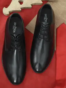 INVICTUS Men Black Solid  Formal Derby Shoes