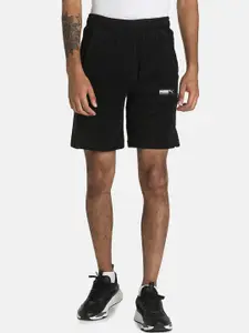 Puma Men Black FUSION Toweling Sports Shorts