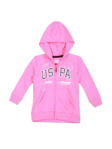 U.S. Polo Assn. Girls Pink Sweaters
