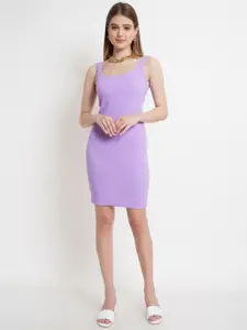 Popwings Lavender Bodycon Dress