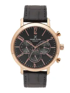 Daniel Klein Exclusive Men Navy Multifunction Dial Watch DK11205-2