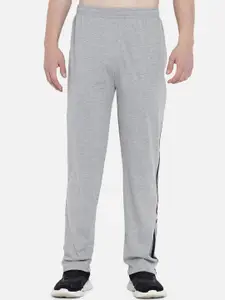 FFLIRTYGO Men Grey Solid Cotton Track Pants