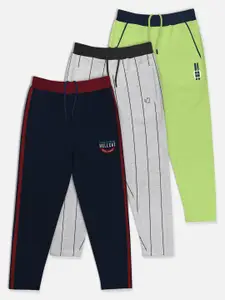 HELLCAT Boys Pack Of 3 Cotton Track Pants