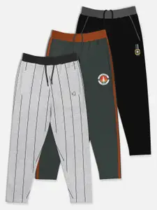 HELLCAT Boys Pack of 3 Cotton Track Pants