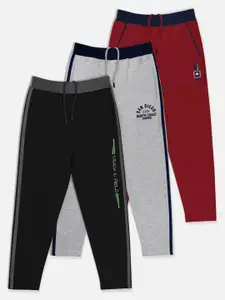 HELLCAT Boys Pack of 3 Cotton Track Pants