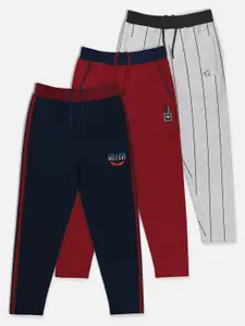 HELLCAT Boys Pack Of 3 Cotton Track Pants