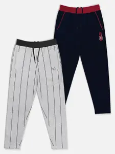 HELLCAT Boys Pack of 2 Solid Cotton Track Pants