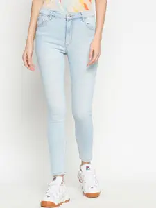 LOVEGEN Women Blue Comfort Skinny Fit High-Rise Light Fade Stretchable Jeans
