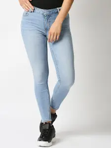 LOVEGEN Women Blue Paris Skinny Fit Light Fade Stretchable Jeans