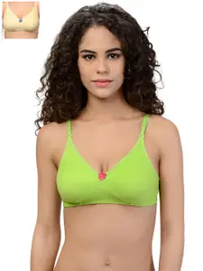 Leading Lady Pack of 2 Full-Coverage T-shirt Bras DINKY-2