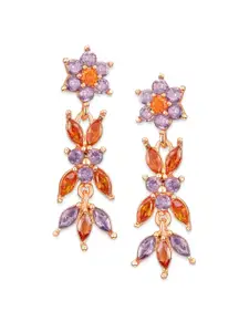 Mahi Multicoloured Contemporary Drop Earrings