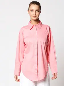 Remanika Women Pink Comfort Casual Shirt