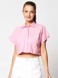 Remanika Women Pink Comfort Casual Shirt