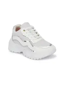 AfroJack Women White Running Shoes